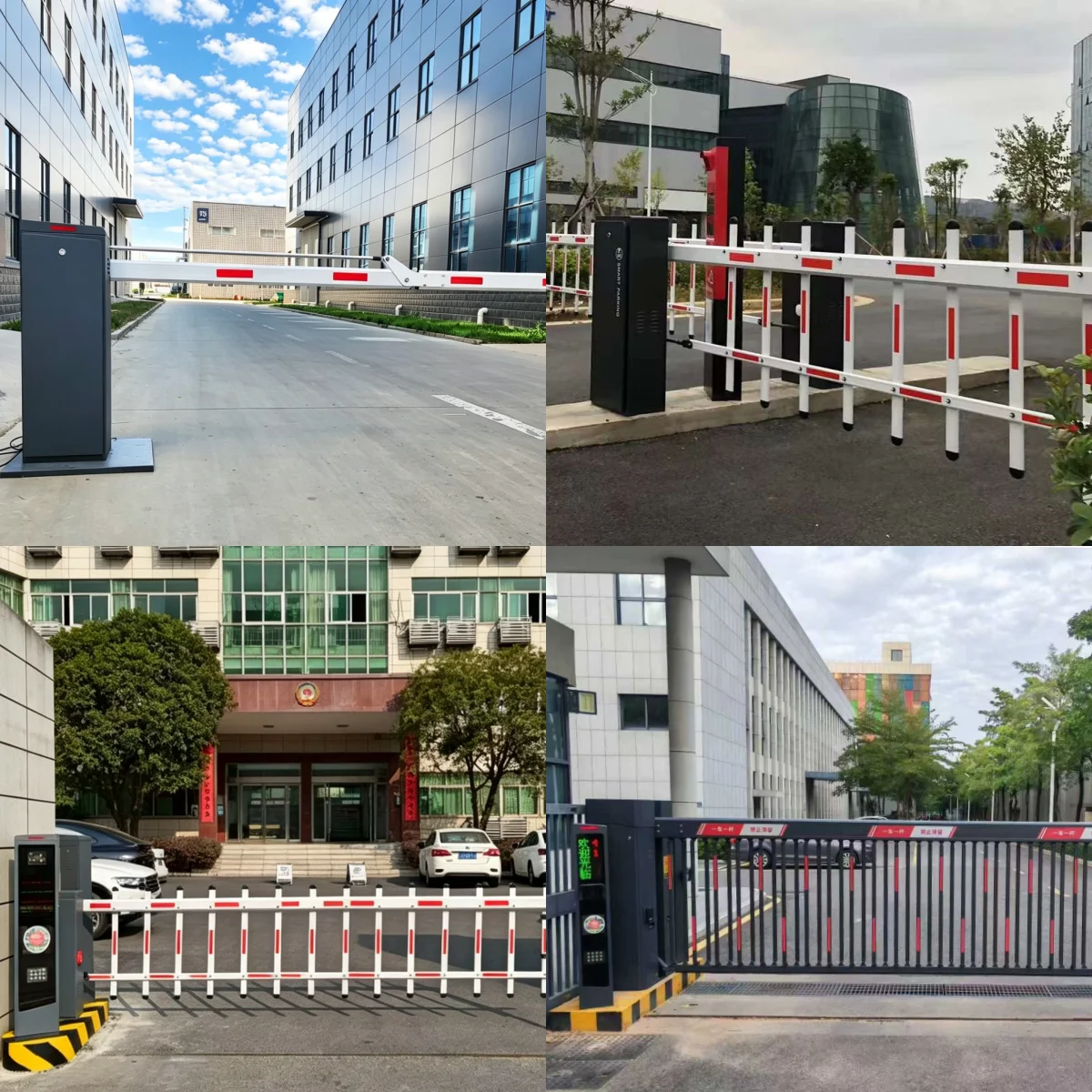 Heavy-Duty Aluminium Boom Barrier Gate System for Large-Scale Commercial & Industrial Facilities