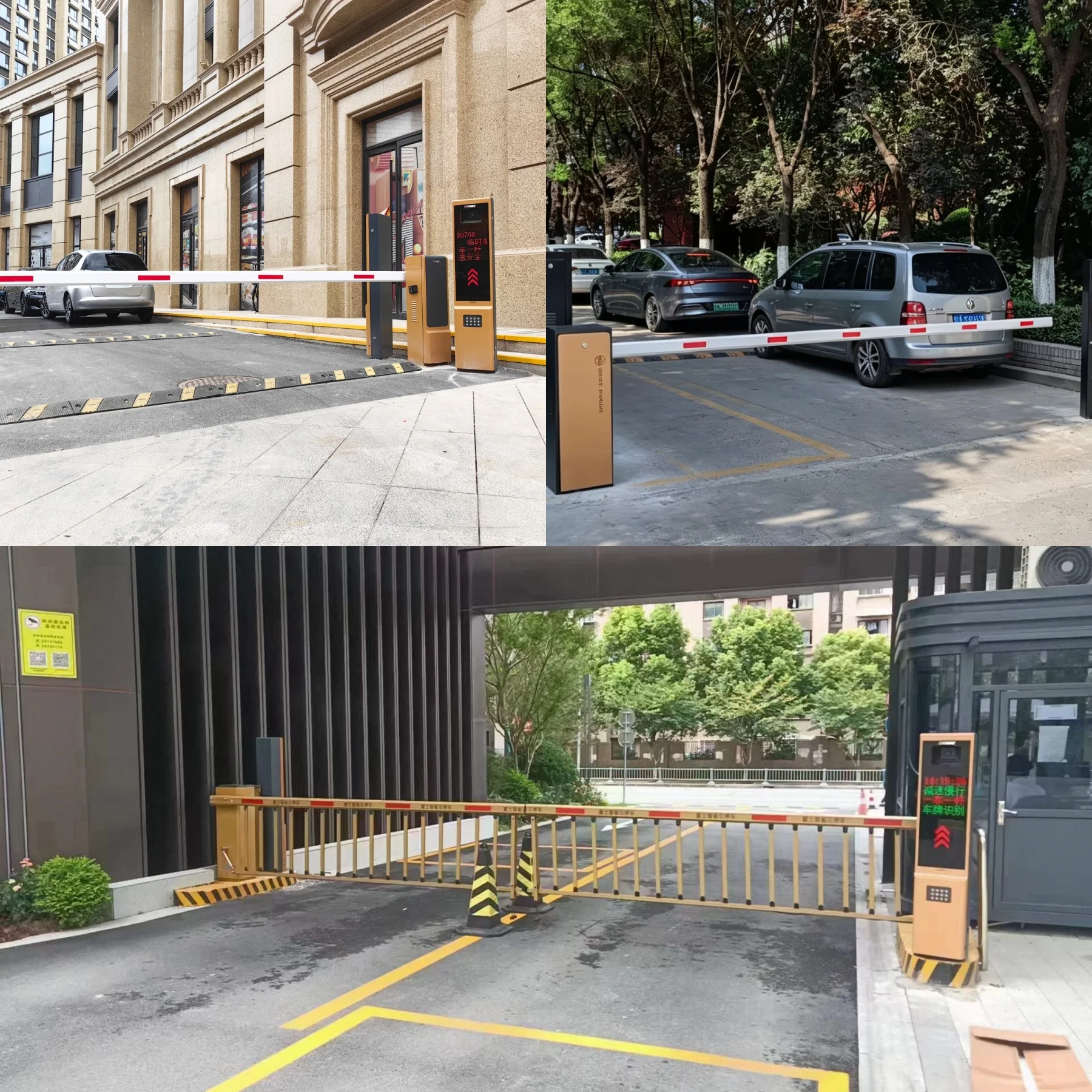 Heavy-Duty Anti-Collision Electronic Boom Barrier Gate for High-Security Commercial & Residential Parking Access