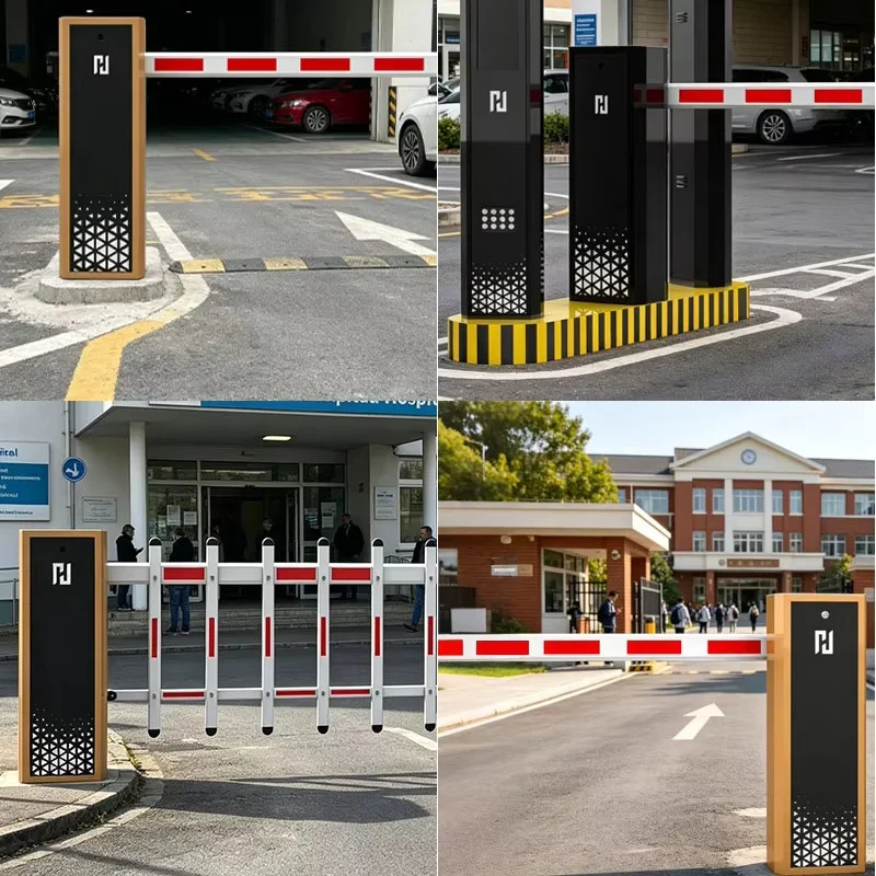 High-Traffic Industrial Toll Management Barrier Gate