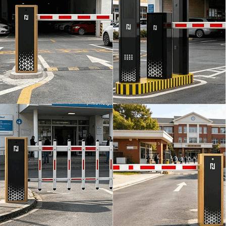 Standard Automatic Boom Barrier with 110V AC Motor & Manual Override