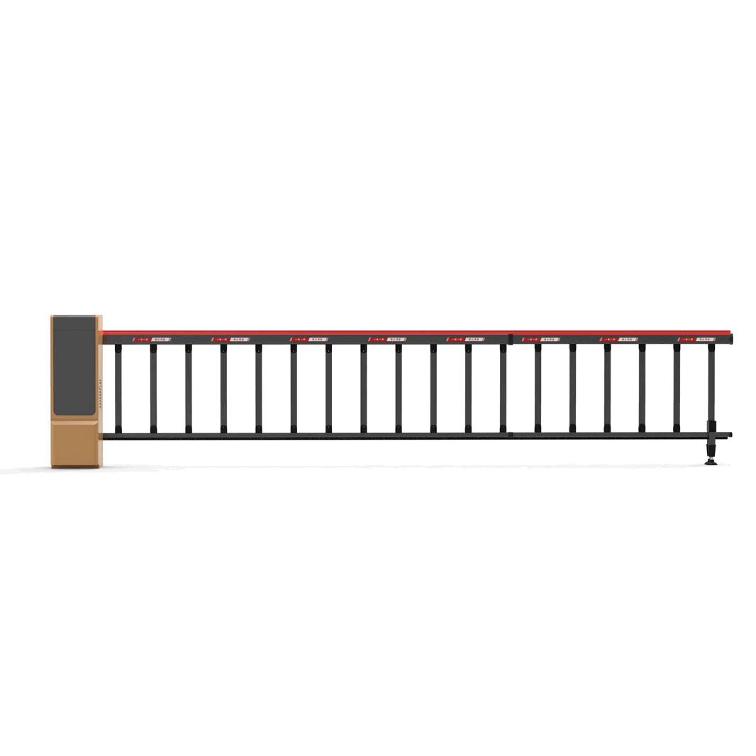 Compact Access Control Boom Barrier with Smart Recognition Software